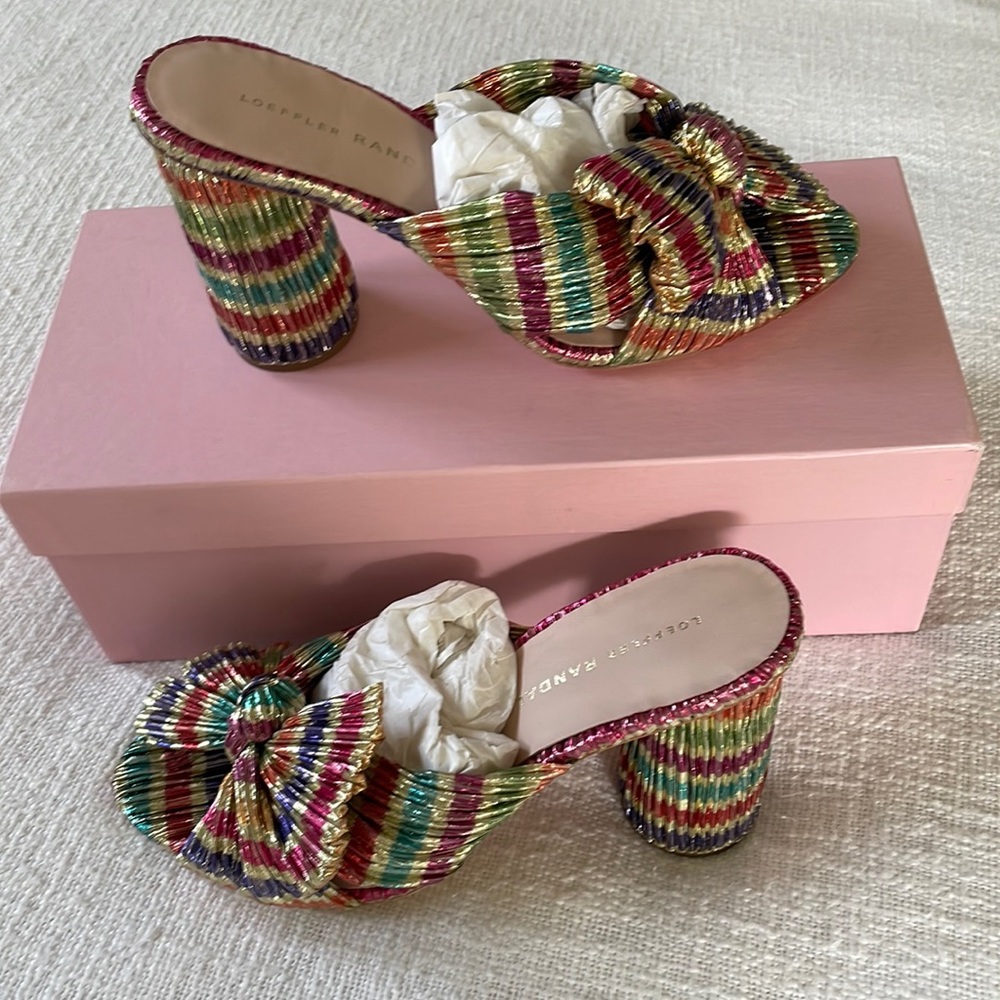 Loeffler Randall Penny Knotted Mule NWOT